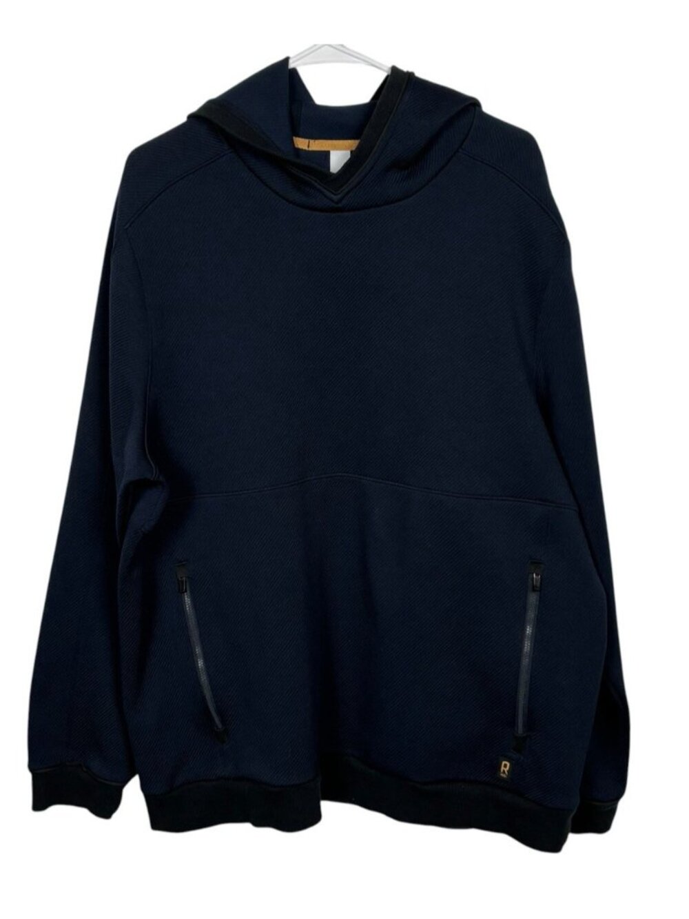 Rhone Quantum Hoodie Mens XL Blue Golf Gorpcore Sustainable Zip Pockets 102576